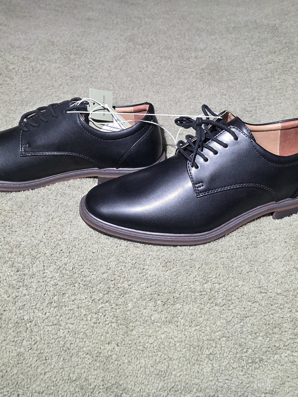 Goodfellow & Co Black Leather Derby Shoes